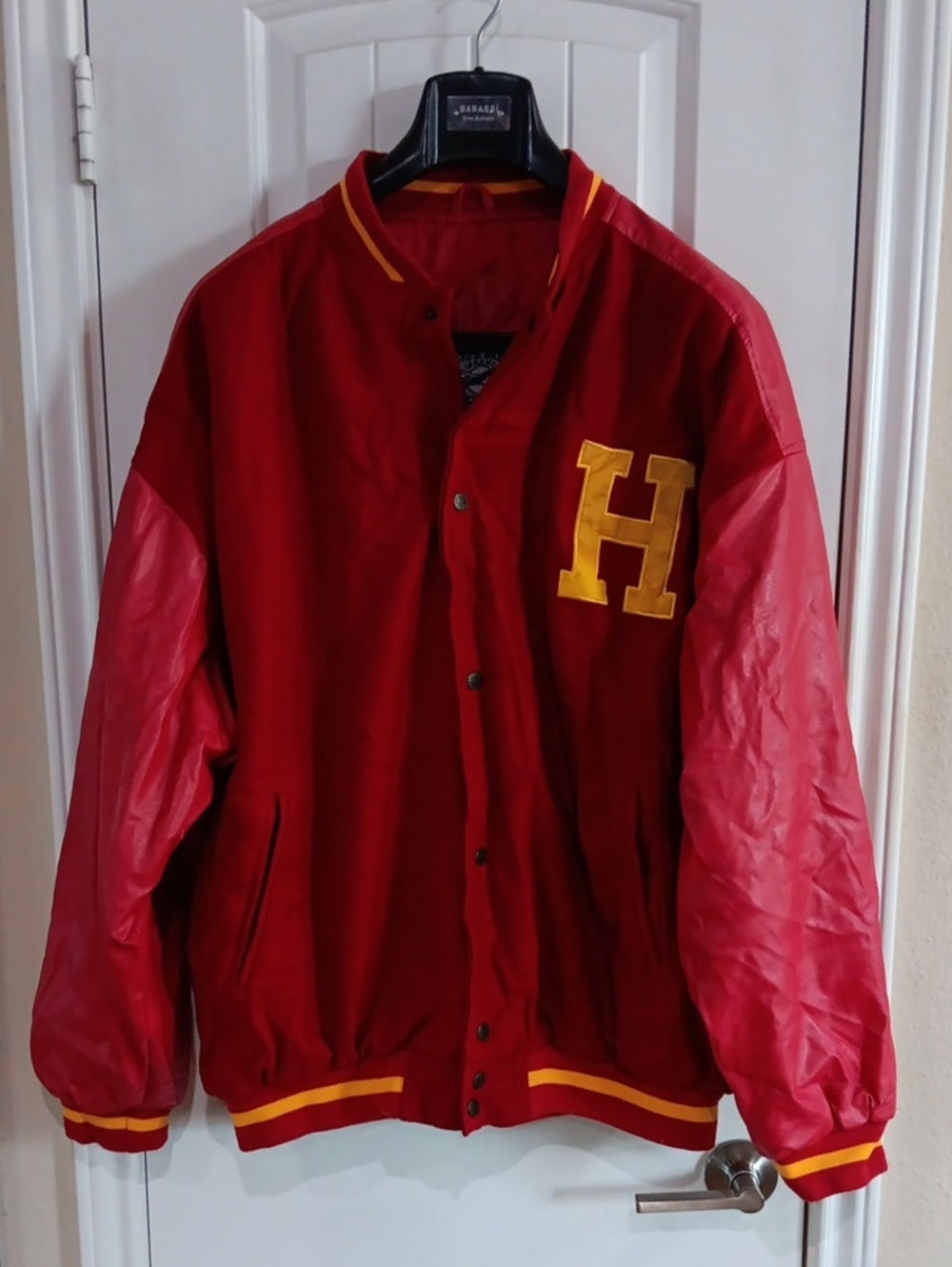 Vintage Steve & Barry’s Hoosiers Hickory High School Varsity Jacket 3XL Red